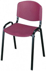 Safco - Burgundy Stackinging Chair - 21 Inch Wide x 18 Inch Deep x 7 Inch High - Apex Tool & Supply