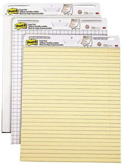 3M - Faint Blue with 1 Inch Grid, 25 x 30 Inch Sheets, 30 per Pad, 2 per Carton, Easel Pad - For Use with Easel Pad Holders - Apex Tool & Supply