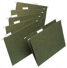 UNIVERSAL - 10 x 15", Legal, Green, Hanging File Folder - 1/3 Tab Cut Location - Apex Tool & Supply