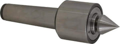 Riten - MT5 Taper Shank, 3-1/16" Head Diam Live Center - 5,500 Max RPM, 2-25/32" Head Length, 1-9/16" Point Diam, 1/4" Point Len, 1,400 Lb Max Workpc, 2-7/16" OAL, Male Point - Apex Tool & Supply