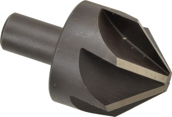 Keo - 2" Head Diam, 3/4" Shank Diam, 6 Flute 90° High Speed Steel Countersink - Apex Tool & Supply