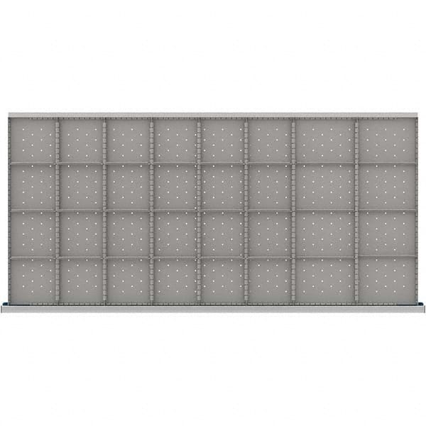 LISTA - 32-Compartment Drawer Divider Layout for 3.15" High Drawers - Apex Tool & Supply