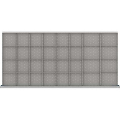 LISTA - 32-Compartment Drawer Divider Layout for 3.15" High Drawers - Apex Tool & Supply