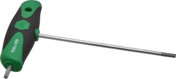 Wiha - T25 Torx Key - T-Handle Cushion Grip, 150mm Length Under Head - Apex Tool & Supply
