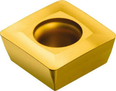 Sandvik Coromant - SPMT432 WH Grade 4030 Carbide Milling Insert - Al2O3/TiN/TiCN Finish, 4.75mm Thick, 1/2" Inscribed Circle, 0.8mm Corner Radius - Apex Tool & Supply