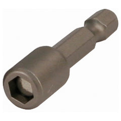 Nut Setter 7.0 × 55mm OAL Magnetic on 1/4″ Hex Drive - Apex Tool & Supply