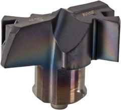 Iscar - Series FCP, 0.61" Diam Grade IC908 Replaceable Drill Tip - Carbide, TiAlN Finish, 15 Seat Size, Through Coolant - Apex Tool & Supply