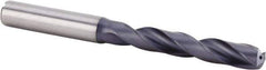 Kennametal - Letter L 140° Solid Carbide Jobber Drill - Multilayer TiAlN Finish, Right Hand Cut, Spiral Flute, Straight Shank, 91mm OAL, Standard Point - Apex Tool & Supply