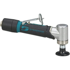 Dynabrade - 2" Max Disc, 25,000 RPM, Pneumatic Handheld Disc Sander - 23 CFM, 1/4" Inlet, 0.4 hp, 90 psi, Includes Wrench & Disc Sander - Apex Tool & Supply