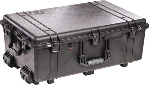 Pelican Products, Inc. - 20-15/32" Wide x 12-29/64" High, Clamshell Hard Case - Black, Polypropylene - Apex Tool & Supply