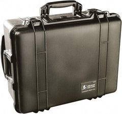 Pelican Products, Inc. - 17-59/64" Wide x 10-27/64" High, Clamshell Hard Case - Black, Polypropylene - Apex Tool & Supply