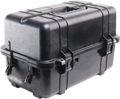 Pelican Products, Inc. - 12-47/64" Wide x 12-3/4" High, Clamshell Hard Case - Black, Polypropylene - Apex Tool & Supply