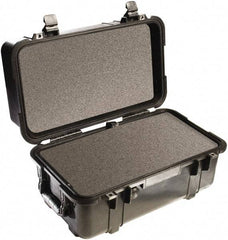 Pelican Products, Inc. - 12-47/64" Wide x 12-3/4" High, Clamshell Hard Case - Black, Polypropylene - Apex Tool & Supply
