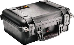 Pelican Products, Inc. - 13" Wide x 6-53/64" High, Clamshell Hard Case - Black, Polypropylene - Apex Tool & Supply
