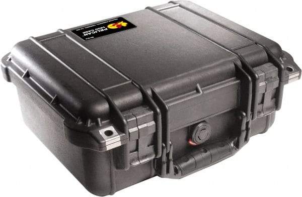 Pelican Products, Inc. - 11-5/8" Wide x 6" High, Clamshell Hard Case - Black, Polypropylene - Apex Tool & Supply
