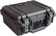 Pelican Products, Inc. - 9-11/16" Wide x 4-7/8" High, Clamshell Hard Case - Black, Polypropylene - Apex Tool & Supply