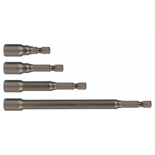 Nut Setter 5/16 × 6″ OAL Magnetic on 1/4″ Hex Drive - Apex Tool & Supply