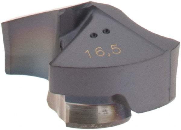 Iscar - Series IDI-SG, 0.65" Diam Grade IC908 140° Replaceable Drill Tip - Carbide, TiAlN Finish, 16 Seat Size, Through Coolant - Apex Tool & Supply
