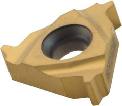 Seco - 16ER External Right Hand 12 Acme Laydown Threading Insert - Grade CP500, TiAlN/TiN Coated Carbide, 9.53mm Inscribed Circle - Apex Tool & Supply