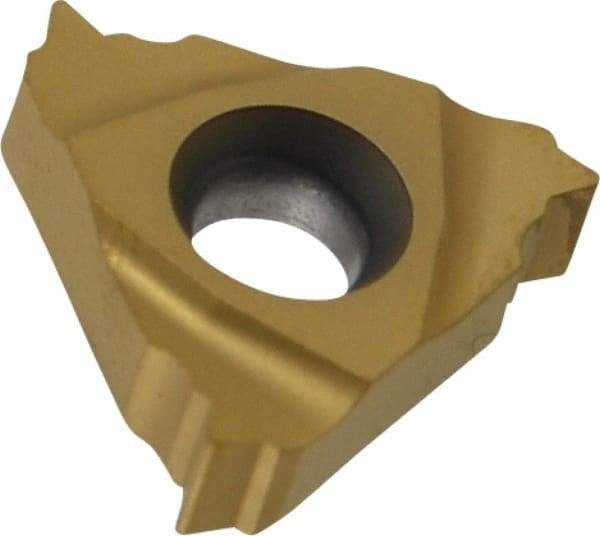 Seco - 16ER External Right Hand 14 UN Laydown Threading Insert - Grade CP500, TiAlN/TiN Coated Carbide - Apex Tool & Supply