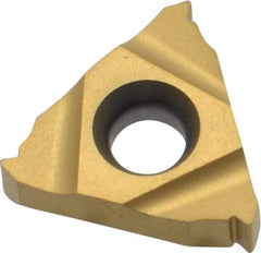 Seco - 16ER External Right Hand 18 UN Laydown Threading Insert - Grade CP500, TiAlN/TiN Coated Carbide - Apex Tool & Supply
