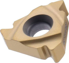 Seco - 16ER External Right Hand 8 API Round Laydown Threading Insert - Grade CP500, TiAlN/TiN Coated Carbide, 9.53mm Inscribed Circle - Apex Tool & Supply