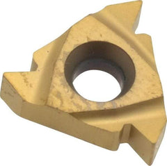 Seco - 16ER External Right Hand 14-8 Partial Profile 60° Laydown Threading Insert - Grade CP500, TiAlN/TiN Coated Carbide - Apex Tool & Supply