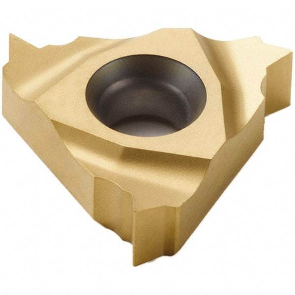 Seco - 16NL Internal Left Hand 11.5 NPT Laydown Threading Insert - Grade CP500, TiAlN/TiN Coated Carbide - Apex Tool & Supply