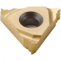 Seco - 16NL Internal Left Hand 16 UN Laydown Threading Insert - Grade CP500, TiAlN/TiN Coated Carbide - Apex Tool & Supply