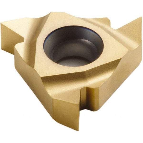 Seco - 16NL Internal Left Hand 14-8 Partial Profile 60° Laydown Threading Insert - Grade CP500, TiAlN/TiN Coated Carbide - Apex Tool & Supply