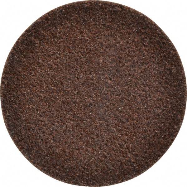 Norton - 4" Diam, 80 Grit, Aluminum Oxide Hook & Loop Disc - Medium Grade, Nonwoven, - Apex Tool & Supply