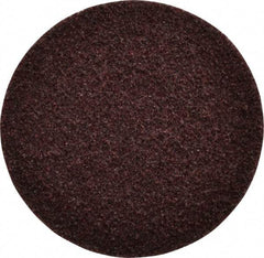 Norton - 4" Diam, 120 Grit, Aluminum Oxide Hook & Loop Disc - Fine Grade, Nonwoven, - Apex Tool & Supply
