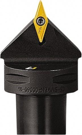 Seco - Neutral Cut, Size C6, VB/C.. 1604.. Insert Compatiblity, External Modular Turning & Profiling Cutting Unit Head - 0.6mm Ctr to Cutting Edge, 65mm Head Length, Series Seco-Capto - Apex Tool & Supply