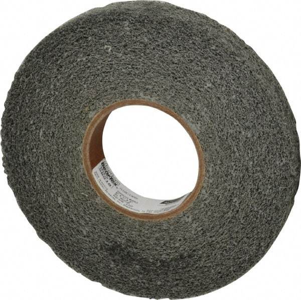 Norton - 8" Diam, 1" Face Width, 3" Center Hole, Medium Grade, Silicon Carbide Deburring Wheel - Convolute, Medium Density 4 Grade, 2,500 RPM - Apex Tool & Supply