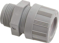 Woodhead Electrical - 4.75 to 6.35mm Capacity, Liquidtight, Straight Strain Relief Cord Grip - 3/4 NPT Thread, Nylon - Apex Tool & Supply
