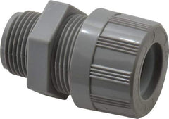 Woodhead Electrical - 6.35 to 9.53mm Capacity, Liquidtight, Straight Strain Relief Cord Grip - 3/4 NPT Thread, Nylon - Apex Tool & Supply