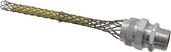 Woodhead Electrical - 12.7 to 15.88mm Capacity, Liquidtight, Straight Strain Relief Cord Grip - 3/4 NPT Thread, 7" Long, Aluminum - Apex Tool & Supply