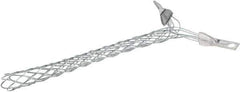 Woodhead Electrical - 17.78 to 21.59mm Capacity, Safeway, Straight Strain Relief Cord Grip - 8-1/2" Long, Aluminum - Apex Tool & Supply
