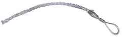 Woodhead Electrical - Offset Eye, Split Lace, Steel Wire Pulling Grip - 17" Mesh, 1-3/4 to 1.99" Cable Diam - Apex Tool & Supply
