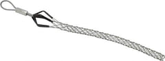 Woodhead Electrical - Flexible Eye, Closed Mesh, Steel Wire Pulling Grip - 7" Mesh, 0.37 to 0.49" Cable Diam - Apex Tool & Supply
