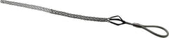 Woodhead Electrical - Flexible Eye, Closed Mesh, Steel Wire Pulling Grip - 12" Mesh, 0.37 to 0.49" Cable Diam - Apex Tool & Supply