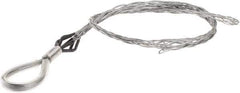 Woodhead Electrical - Flexible Eye, Closed Mesh, Steel Wire Pulling Grip - 26" Mesh, 1-1/2 to 1.99" Cable Diam - Apex Tool & Supply