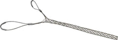 Woodhead Electrical - Double Eye, Closed Mesh, Bronze Wire Pulling Grip - 14" Mesh, 3/4 to 0.99" Cable Diam - Apex Tool & Supply