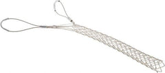 Woodhead Electrical - Double Eye, Closed Mesh, Bronze Wire Pulling Grip - 16" Mesh, 1-1/4 to 1.49" Cable Diam - Apex Tool & Supply