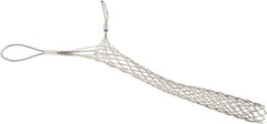 Woodhead Electrical - Double Eye, Closed Mesh, Bronze Wire Pulling Grip - 22" Mesh, 2 to 2.49" Cable Diam - Apex Tool & Supply