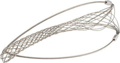 Woodhead Electrical - 2-1/2 to 2.99 Inch Cable Diameter, Tinned Bronze, Single Loop Support Grip - 42 Inch Long, 3,760 Lb. Breaking Strength, 24 Inch Mesh Length - Apex Tool & Supply
