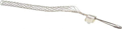 Woodhead Electrical - 1 to 1.24 Inch Cable Diameter, Tinned Bronze, Offset Loop Support Grip - 22 Inch Long, 1,680 Lb. Breaking Strength, 15 Inch Mesh Length - Apex Tool & Supply