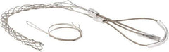 Woodhead Electrical - 1/2 to 0.61 Inch Cable Diameter, Tinned Bronze, Double Loop Support Grip - 18 Inch Long, 770 Lb. Breaking Strength, 11 Inch Mesh Length - Apex Tool & Supply