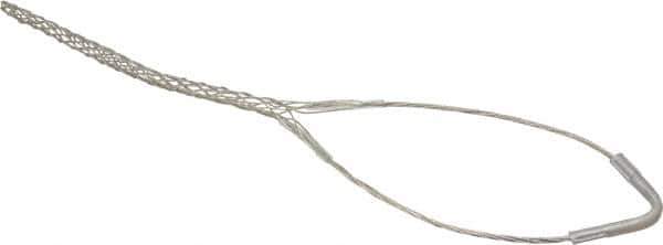 Woodhead Electrical - 0.62 to 0.74 Inch Cable Diameter, Tinned Bronze, Single Loop Support Grip - 19 Inch Long, 960 Lb. Breaking Strength, 11 Inch Mesh Length - Apex Tool & Supply