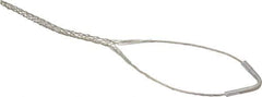 Woodhead Electrical - 0.62 to 0.74 Inch Cable Diameter, Tinned Bronze, Single Loop Support Grip - 19 Inch Long, 960 Lb. Breaking Strength, 11 Inch Mesh Length - Apex Tool & Supply